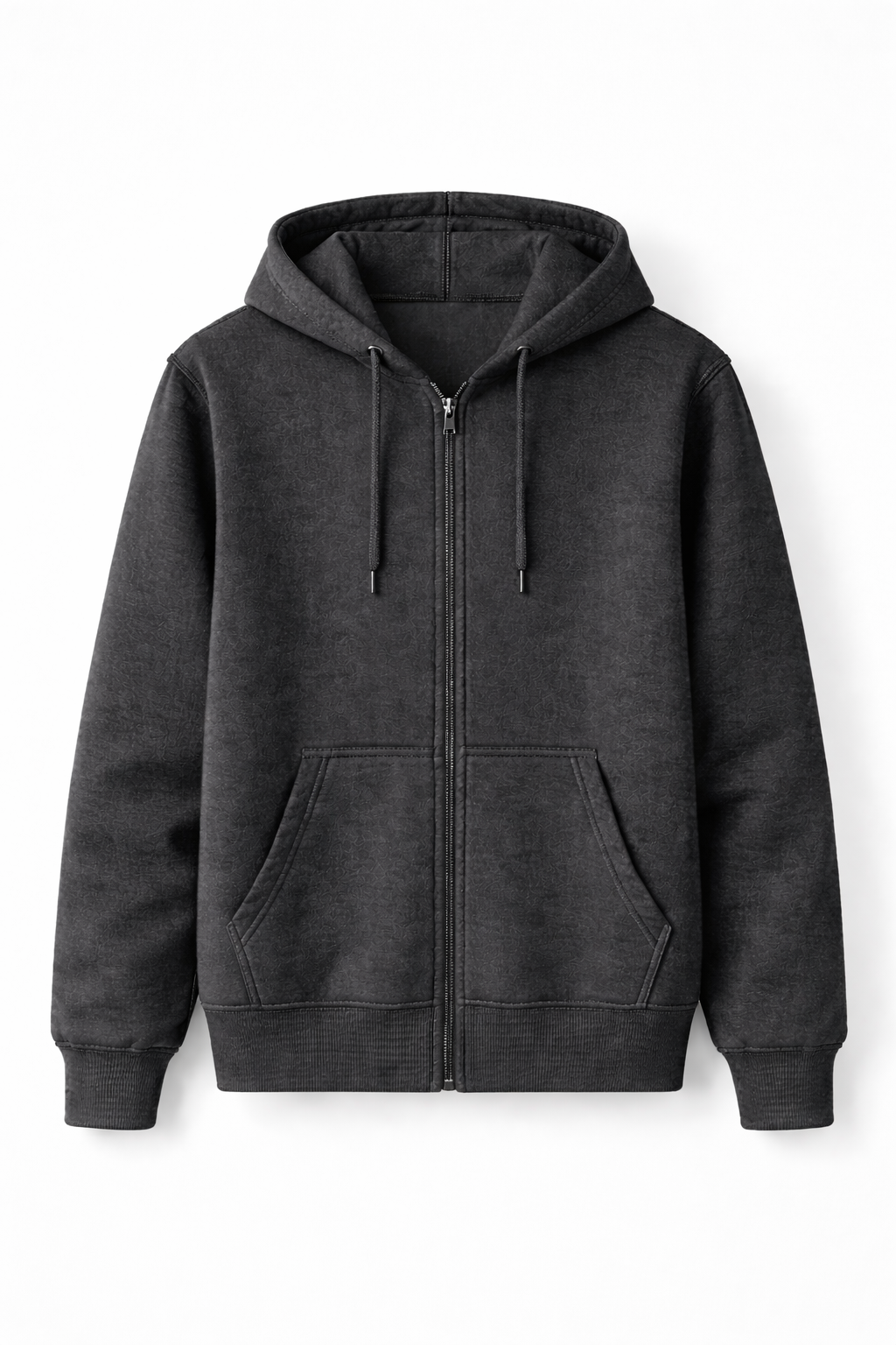 Zippered Hooded Sweatshirt - Image 4