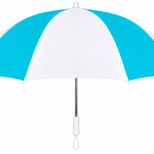 White and Turquoise Blue- Umbrella
